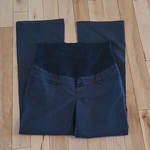 Thyme women's size medium black maternity jeans